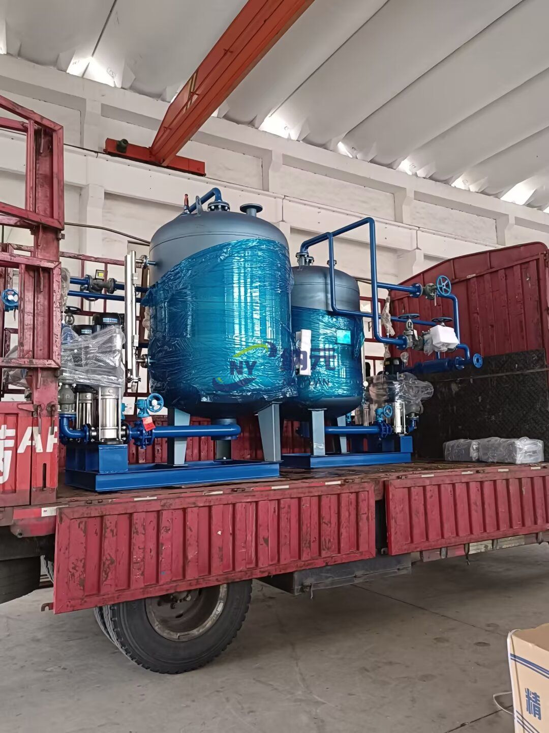 發(fā)貨上海飛機(jī)制造有限公司的凝結(jié)水回收裝置